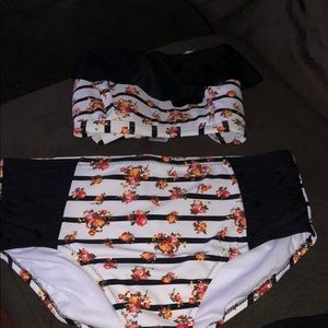 NWOT Jessica Simpson high wasted bathing suit